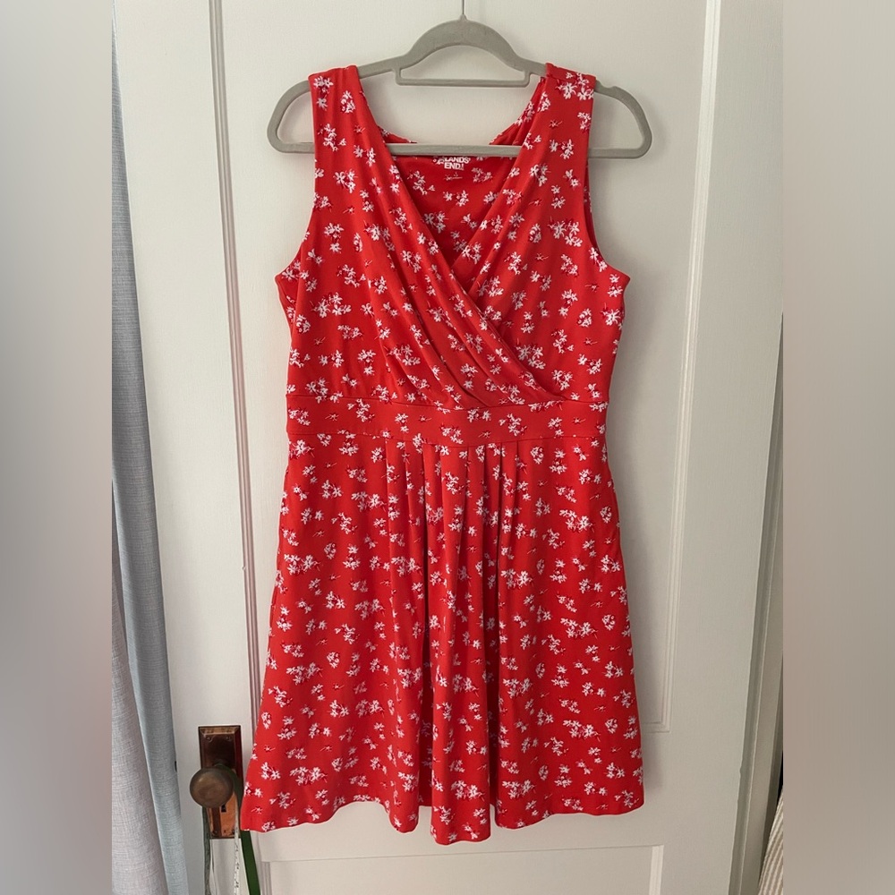 Lands End Fit and Flare dress